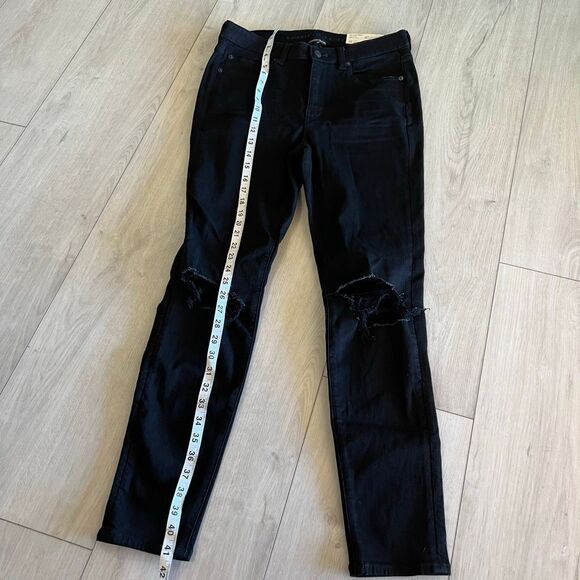 America eagle HI-RISE JEGGING BLACK NEXT LEVEL STRETCH size 12 - Picture 2 of 9